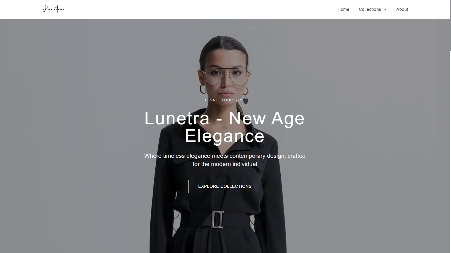 Lunetra website preview image